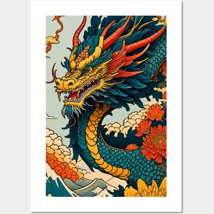 Oriental Dragon Posters and Art